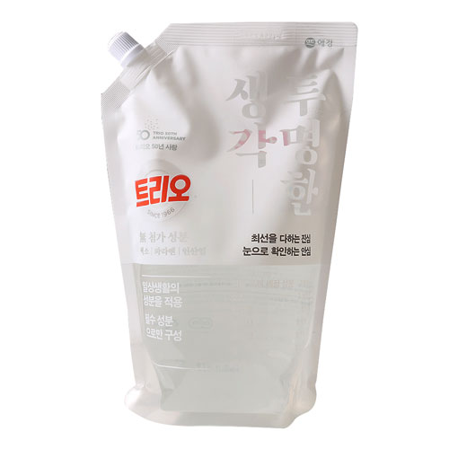 트리오 투명한 생각 리필 1L