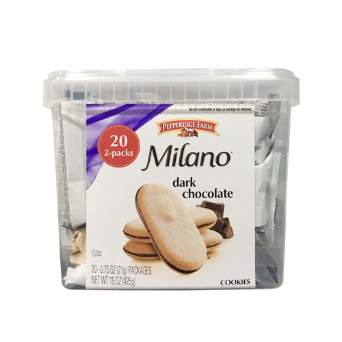 ◈Milano 밀라노 다크초콜릿 쿠키 멀티팩 425g