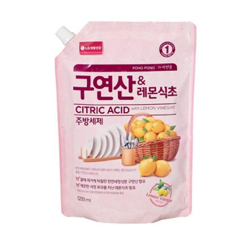 퐁퐁 구연산&레몬식초 리필 1.2L