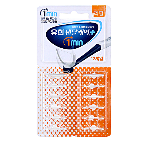[유한양행]덴탈케어 원미닛 교체형 치실(리필)
