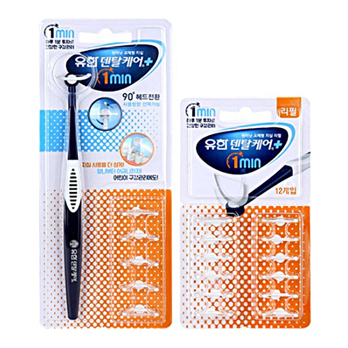 [유한양행]덴탈케어 원미닛 교체형(치실+리필)