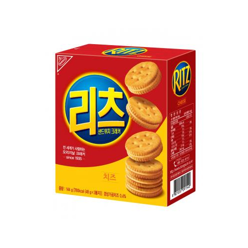 리츠 샌드위치 크래커(치즈)144g