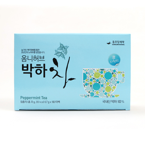 옴니허브 박하차(100T)