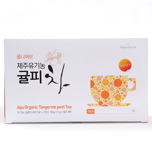 옴니허브 제주 유기농귤피차(100T)
