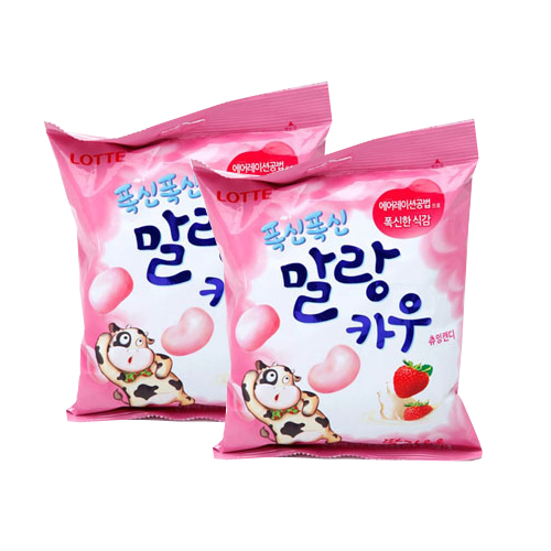 폭신폭신 말랑카우 딸기우유大 (1+1)+50%할인가(158gx2개) 