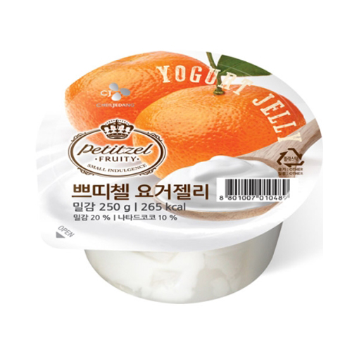 CJ 제일제당 쁘띠첼 요거젤리 밀감 250g