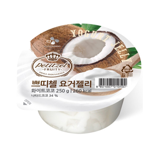 CJ 제일제당 쁘띠첼 요거젤리 화이트코코 250g