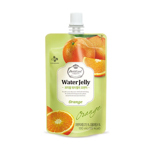 CJ 제일제당 쁘띠첼 워터젤리 오렌지 130ml