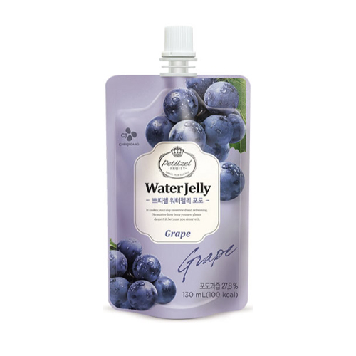 CJ 제일제당 쁘띠첼 워터젤리 포도 130ml