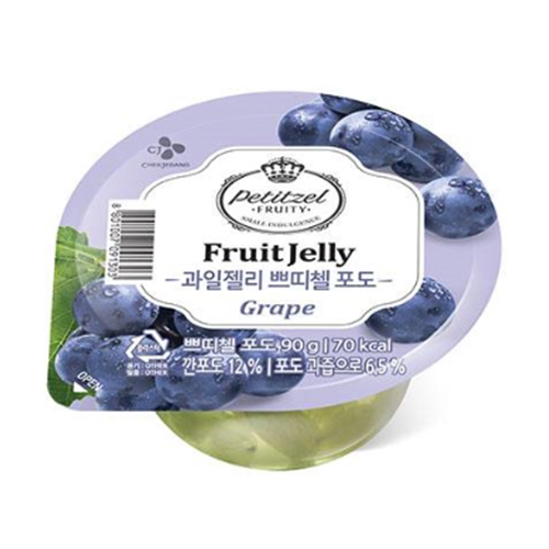 CJ 쁘띠첼 과일젤리 포도 90g
