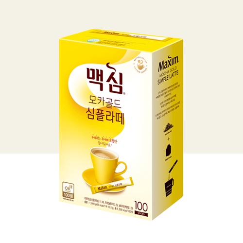 맥심 모카골드 심플라떼 100T