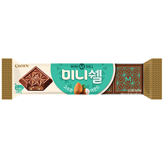 크라운 미니쉘 바삭한밀크 시리얼(4개*1줄) 