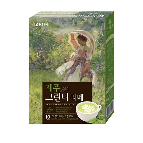 담터 제주티 그린티 라떼10T