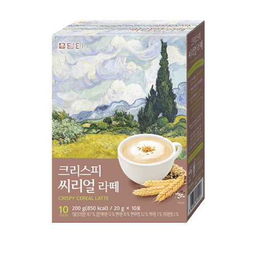담터 크리스피 씨리얼라떼 10입