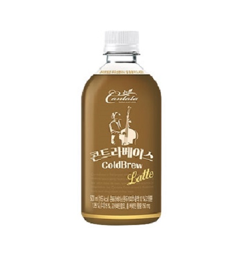 롯데칠성 칸타타 콘트라베이스 콜드브루 라떼 500ml