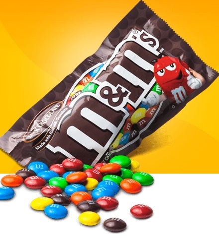 m&m 밀크초코
