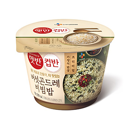 CJ 햇반 컵반 버섯곤드레비빔밥 189g