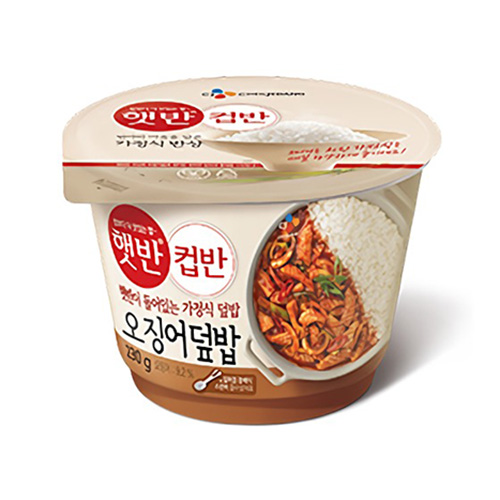 CJ 햇반 컵반 오징어 230g