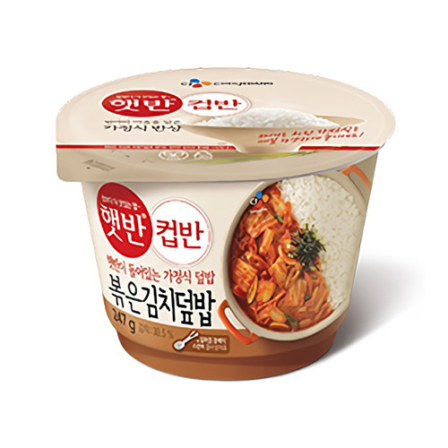 CJ 햇반 컵반 볶은김치 덮밥 247g