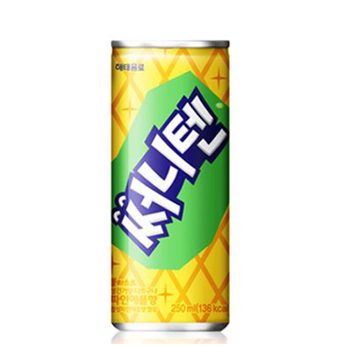 해태 써니텐 블라스트 파인 250ml캔 