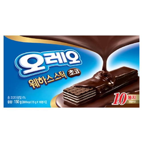 오레오 웨하스스틱 초코 150g (15g*10봉지)