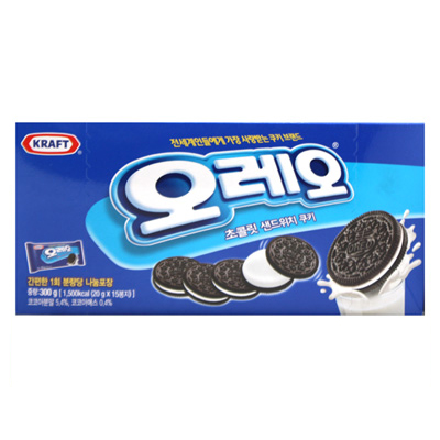 오레오 화이트크림 쿠키 300g