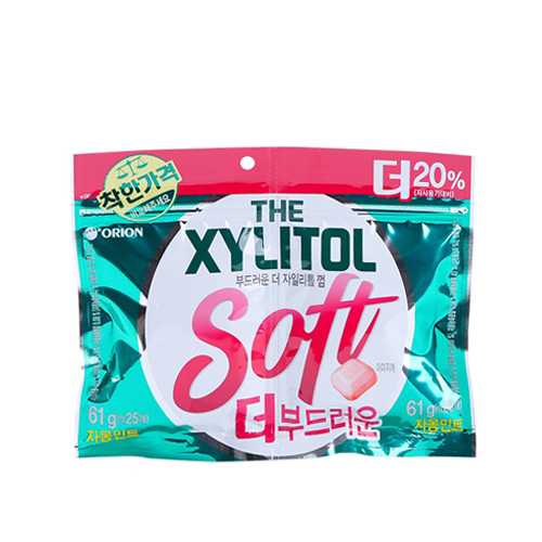 오리온 THE 자일리톨 Soft 리필(61g+61g)