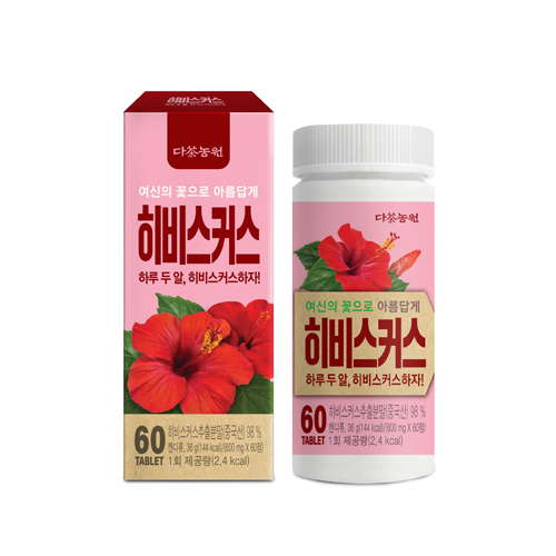 (1+1이벤트) 다농원 하루두알 히비스커스 60정