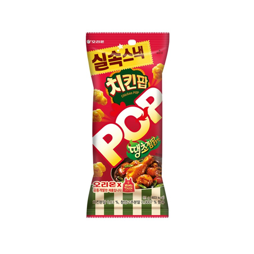 오리온 치킨팝 땡초찜닭 162g 