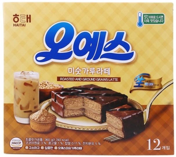 해태 오예스 미숫가루라떼 30g*12봉