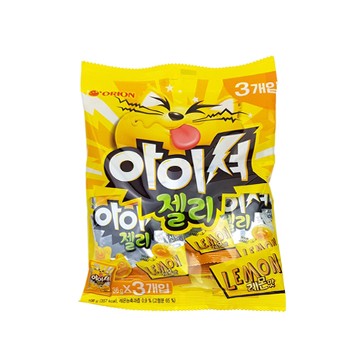 오리온 아이셔젤리 레몬맛 3개입