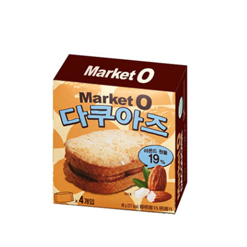 오리온 마켓오 다쿠아즈4p 88g