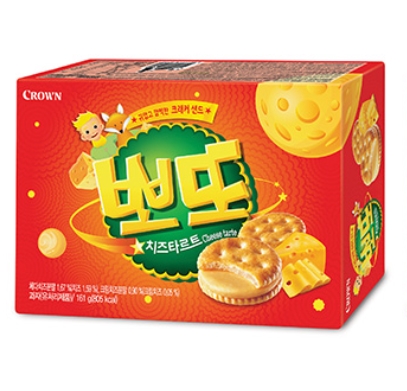 5000 크라운 뽀또 치즈타르트 대용량 322g