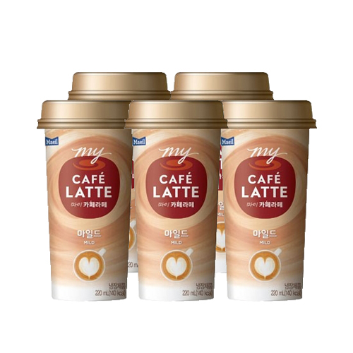매일 my카페라떼 마일드컵(220mlx5컵) 