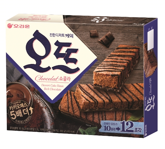 오리온 오뜨 쇼콜라케익大 12P 300g