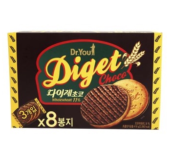 오리온 닥터유 다이제 초코 3개입x8봉지