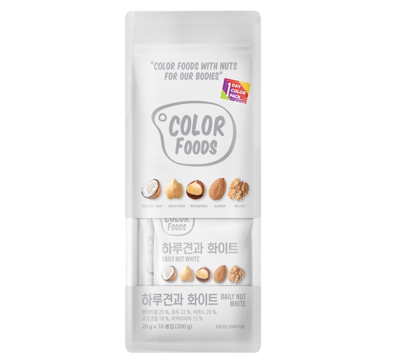 컬러푸드 하루견과 화이트 20g*10개입