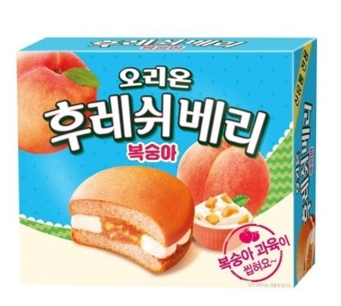 오리온 후레쉬베리 복숭아 8개입