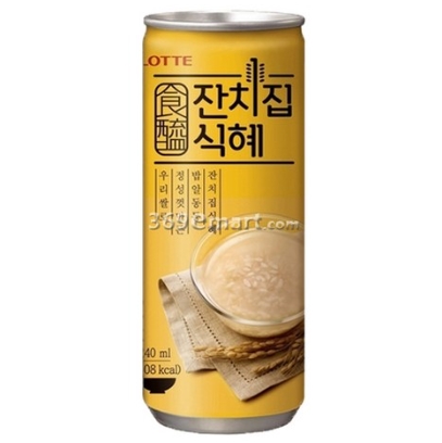 롯데칠성 잔치집 식혜 240ml캔
