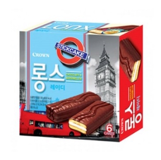 크라운 롱스 LONX 초콜릿&마시멜로우 6cakes