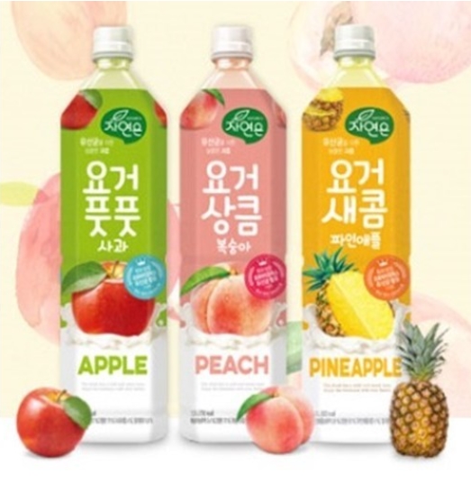 웅진 자연은 요거상큼 복숭아 1.5L