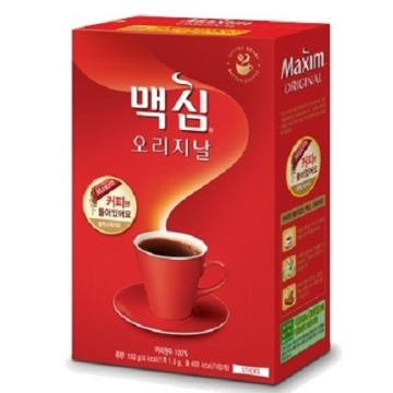 맥심 오리지날 커피만들어있어요 블랙스틱커피 100T