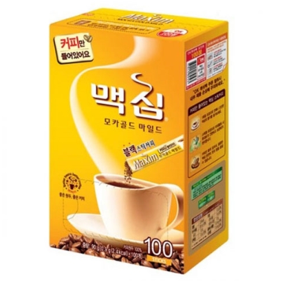 맥심 모카골드 마일드 커피만들어있어요 블랙스틱커피 100T