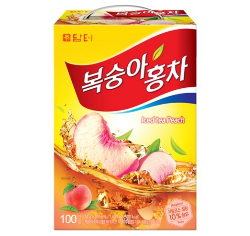 담터 복숭아홍차100T