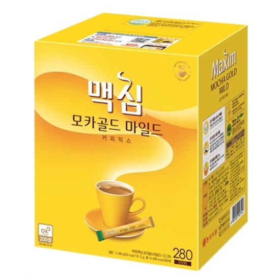 [대용량] 맥심 모카골드 마일드 커피믹스 280T x 4개입(1,120T) 