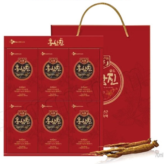 CJ 홍삼진 골드 6년근 30포 선물세트