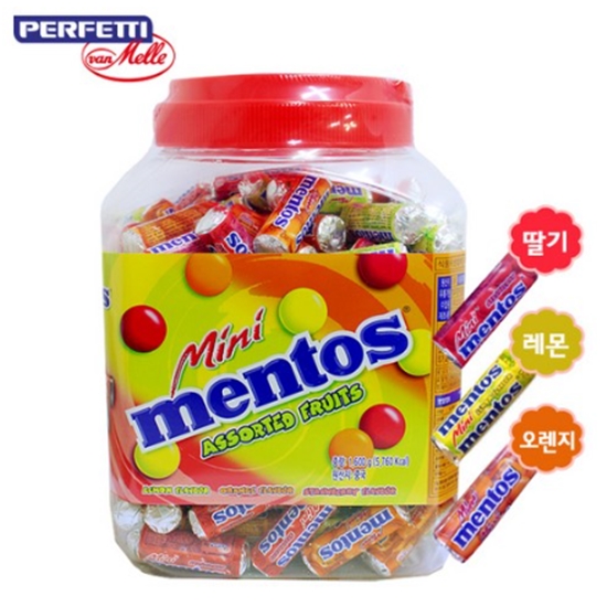 ◈미니 멘토스 mini mentos 혼합과일캔디