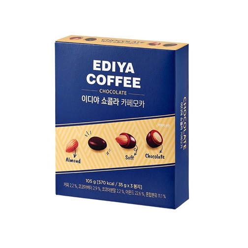 ★신상품★이디야 쇼콜라 카페모카 초콜렛 105g(35g*3봉지)
