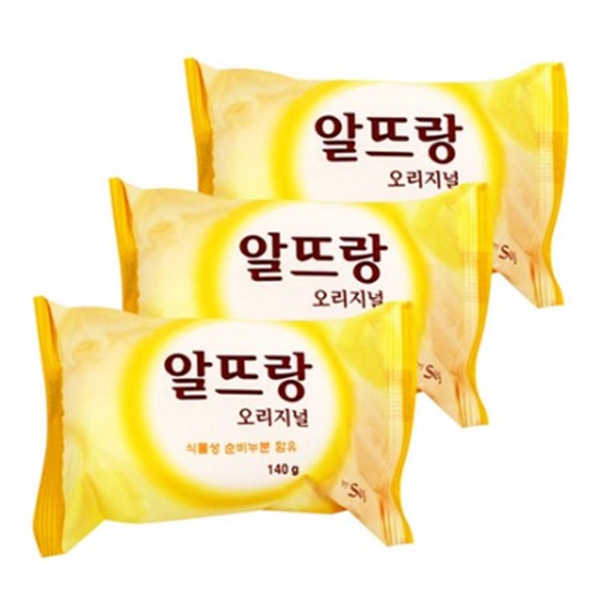 엘지생활건강 알뜨랑 오리지널 비누 3개입 