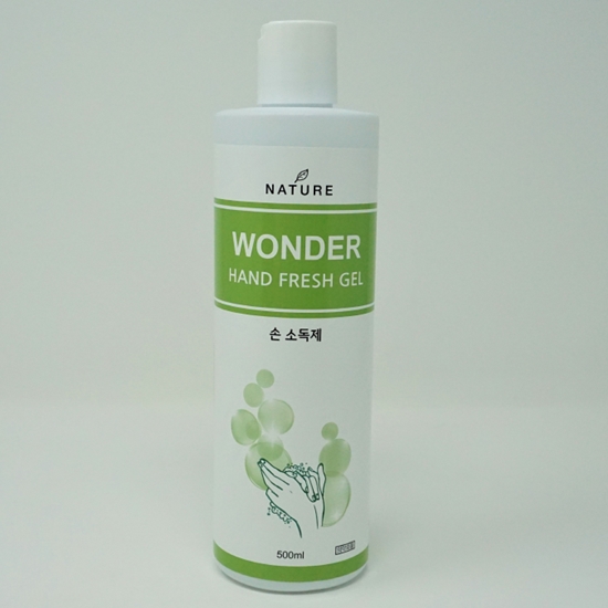 원더핸드 손소독제 500ml (알콜76.1%)